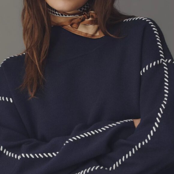 The Carys Mock-Neck Sweater by Maeve - Picture 2 of 5